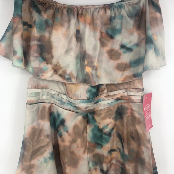 Little Mistress Maternity Marble Tiered Dress 4 - Picture 7 of 8